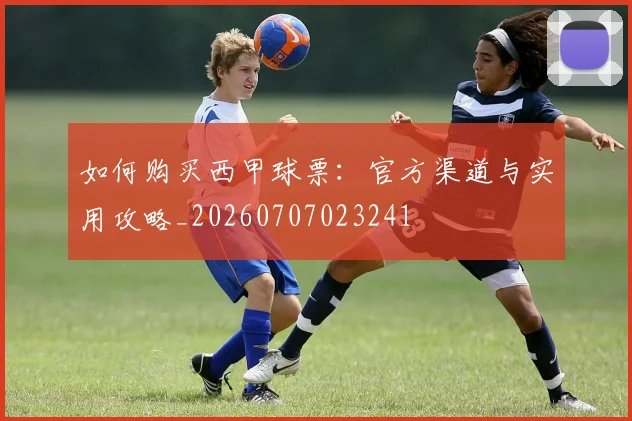 如何购买西甲球票：官方渠道与实用攻略_20260707023241