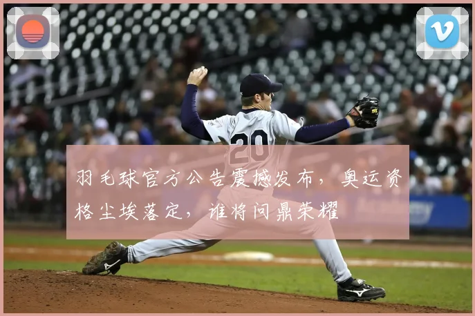 羽毛球官方公告震撼发布，奥运资格尘埃落定，谁将问鼎荣耀